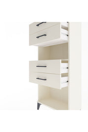 Arges Dolap Tek Raflı 4 Çekmeceli 60x30x134 - S17M057V1A