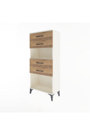 Arges Dolap Tek Raflı 4 Çekmeceli 60x30x134 - S17M057V3A
