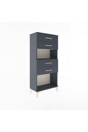 Arges Dolap Tek Raflı 4 Çekmeceli 60x30x134 - S17M057V5A
