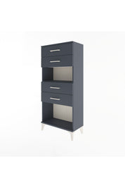 Arges Dolap Tek Raflı 4 Çekmeceli 60x30x134 - S17M057V5A