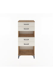 Arges Dolap Tek Raflı 4 Çekmeceli 60x30x134 - S17M057V7A