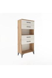 Arges Dolap Tek Raflı 4 Çekmeceli 60x30x134 - S17M057V7A