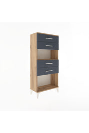 Arges Dolap Tek Raflı 4 Çekmeceli 60x30x134 - S17M057V8A