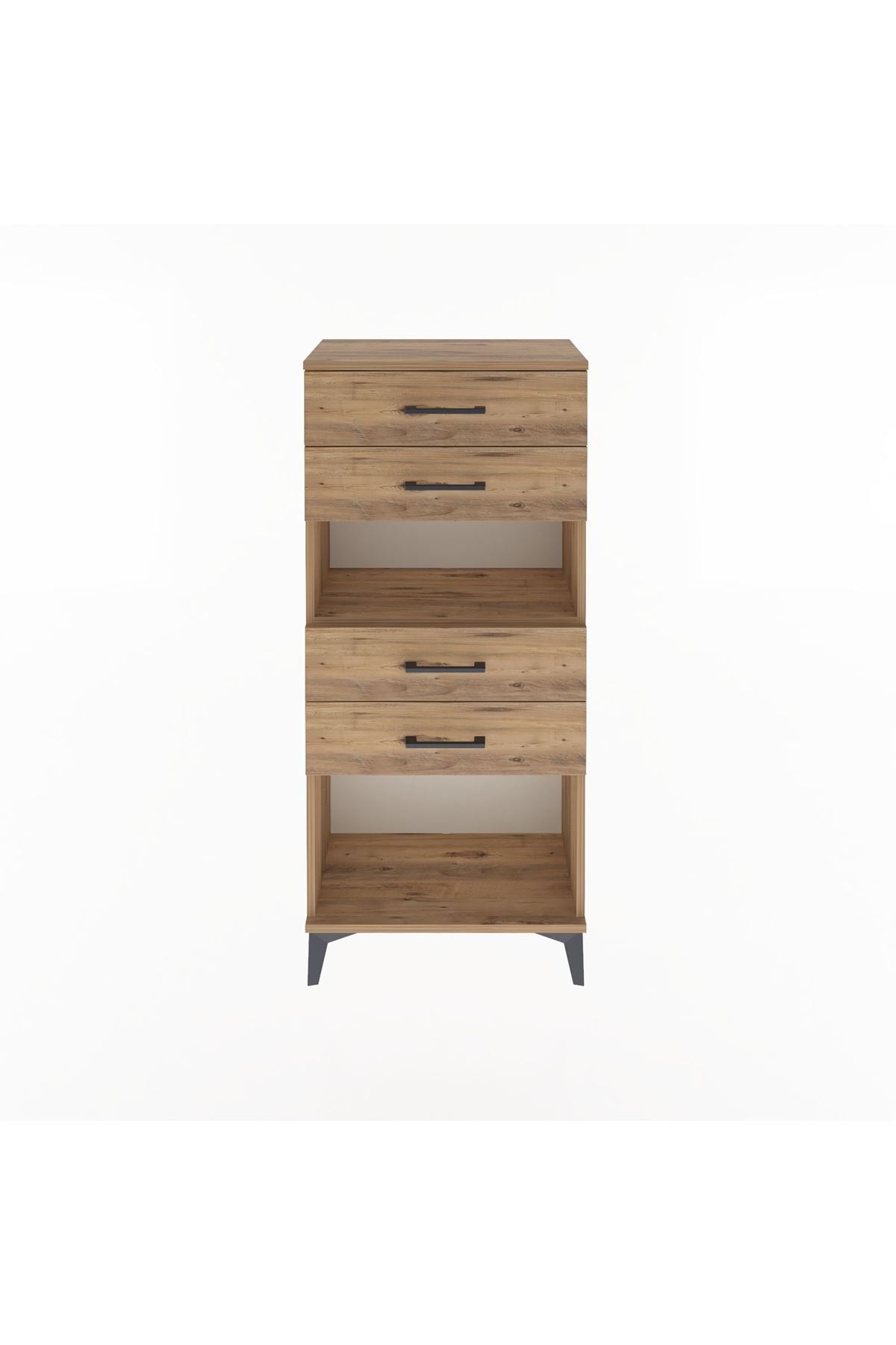 Arges Dolap Tek Raflı 4 Çekmeceli 60x30x134 - S17M057V9A