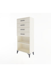 Arges Dolap Tek Raflı 4 Çekmeceli 60x30x134 - S17M058V1A