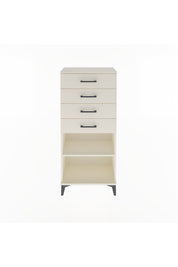 Arges Dolap Tek Raflı 4 Çekmeceli 60x30x134 - S17M058V1A