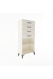 Arges Dolap Tek Raflı 4 Çekmeceli 60x30x134 - S17M058V1A