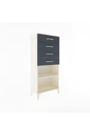 Arges Dolap Tek Raflı 4 Çekmeceli 60x30x134 - S17M058V2A