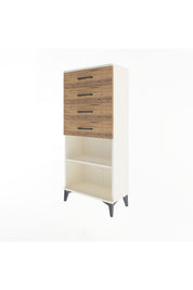Arges Dolap Tek Raflı 4 Çekmeceli 60x30x134 - S17M058V3A