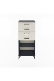 Arges Dolap Tek Raflı 4 Çekmeceli 60x30x134 - S17M058V4A