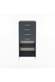Arges Dolap Tek Raflı 4 Çekmeceli 60x30x134 - S17M058V5A