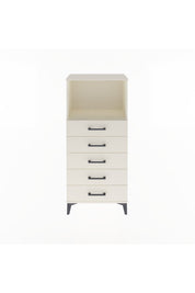 Arges Dolap Tek Raflı 5 Çekmeceli 60x30x134 - S17M059V1A