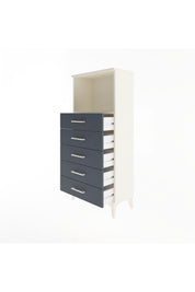 Arges Dolap Tek Raflı 5 Çekmeceli 60x30x134 - S17M059V2A