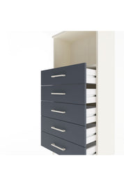 Arges Dolap Tek Raflı 5 Çekmeceli 60x30x134 - S17M059V2A