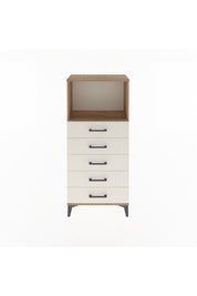 Arges Dolap Tek Raflı 5 Çekmeceli 60x30x134 - S17M059V7A