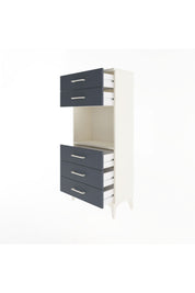 Arges Dolap Tek Raflı 5 Çekmeceli 60x30x134 - S17M060V2A