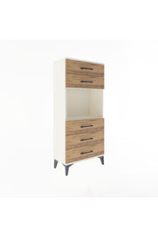Arges Dolap Tek Raflı 5 Çekmeceli 60x30x134 - S17M060V3A