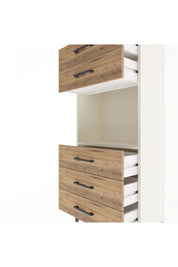 Arges Dolap Tek Raflı 5 Çekmeceli 60x30x134 - S17M060V3A