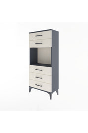 Arges Dolap Tek Raflı 5 Çekmeceli 60x30x134 - S17M060V4A