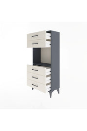 Arges Dolap Tek Raflı 5 Çekmeceli 60x30x134 - S17M060V4A
