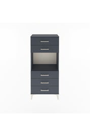 Arges Dolap Tek Raflı 5 Çekmeceli 60x30x134 - S17M060V5A