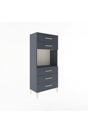 Arges Dolap Tek Raflı 5 Çekmeceli 60x30x134 - S17M060V5A