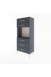 Arges Dolap Tek Raflı 5 Çekmeceli 60x30x134 - S17M060V5A