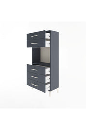 Arges Dolap Tek Raflı 5 Çekmeceli 60x30x134 - S17M060V5A