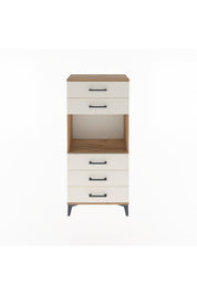 Arges Dolap Tek Raflı 5 Çekmeceli 60x30x134 - S17M060V7A