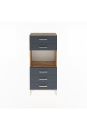 Arges Dolap Tek Raflı 5 Çekmeceli 60x30x134 - S17M060V8A