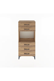 Arges Dolap Tek Raflı 5 Çekmeceli 60x30x134 - S17M060V9A