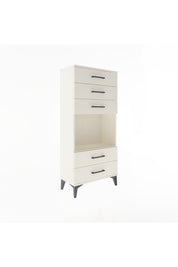 Arges Dolap Tek Raflı 5 Çekmeceli 60x30x134 - S17M061V1A
