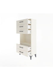 Arges Dolap Tek Raflı 5 Çekmeceli 60x30x134 - S17M061V1A