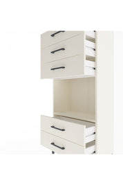 Arges Dolap Tek Raflı 5 Çekmeceli 60x30x134 - S17M061V1A