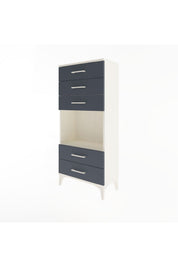 Arges Dolap Tek Raflı 5 Çekmeceli 60x30x134 - S17M061V2A