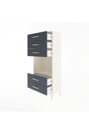 Arges Dolap Tek Raflı 5 Çekmeceli 60x30x134 - S17M061V2A