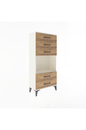 Arges Dolap Tek Raflı 5 Çekmeceli 60x30x134 - S17M061V3A