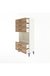 Arges Dolap Tek Raflı 5 Çekmeceli 60x30x134 - S17M061V3A