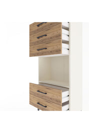 Arges Dolap Tek Raflı 5 Çekmeceli 60x30x134 - S17M061V3A