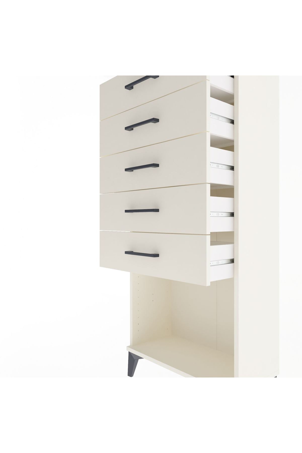 Arges Dolap 5 Çekmeceli 60x30x134 - S17M062V1A