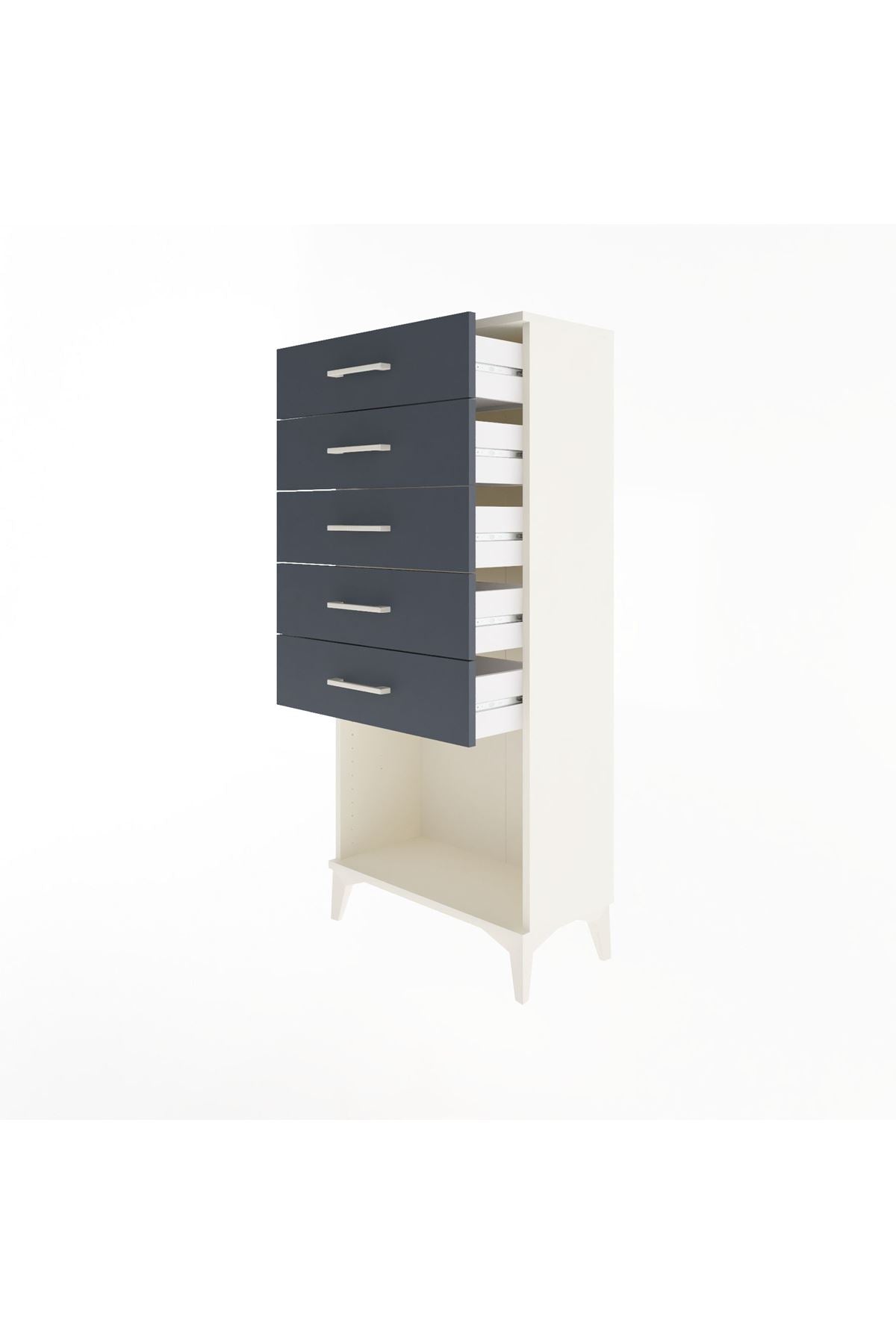 Arges Dolap 5 Çekmeceli 60x30x134 - S17M062V2A