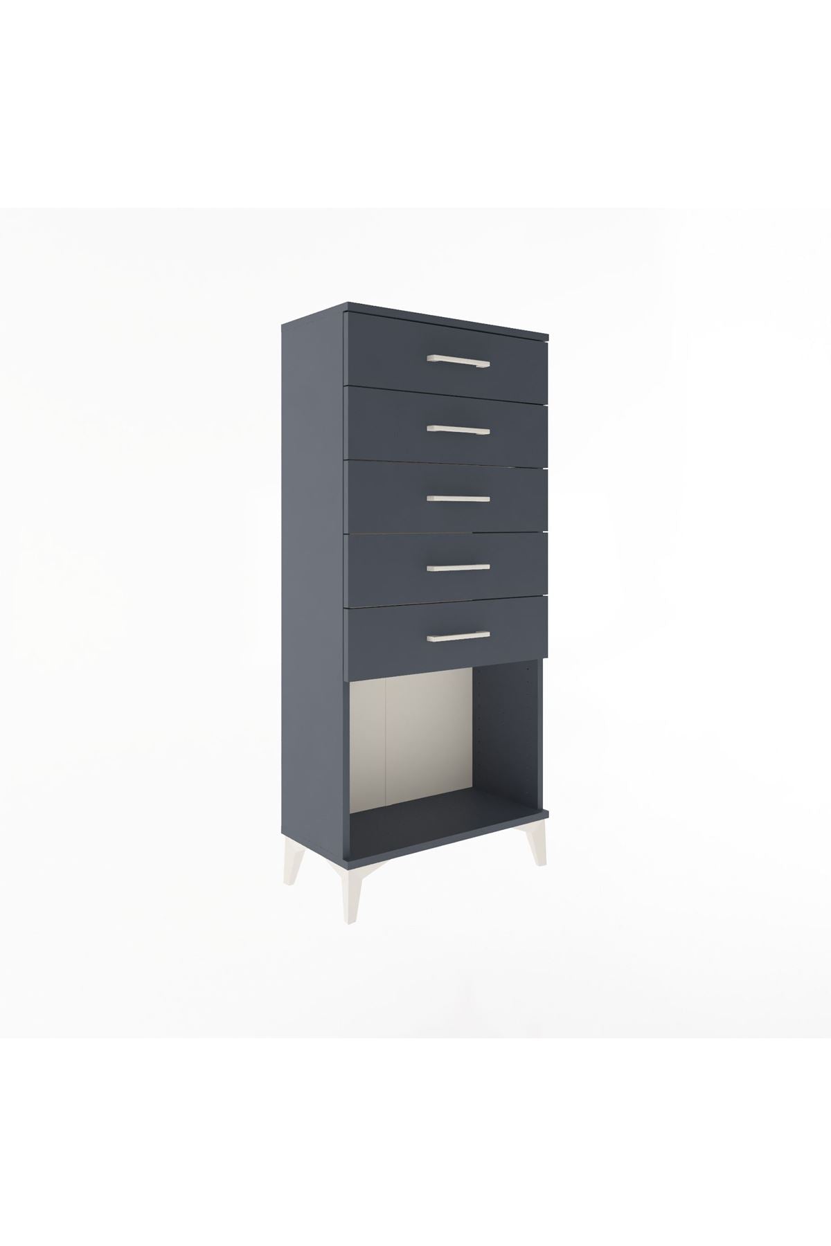 Arges Dolap 5 Çekmeceli 60x30x134 - S17M062V5A