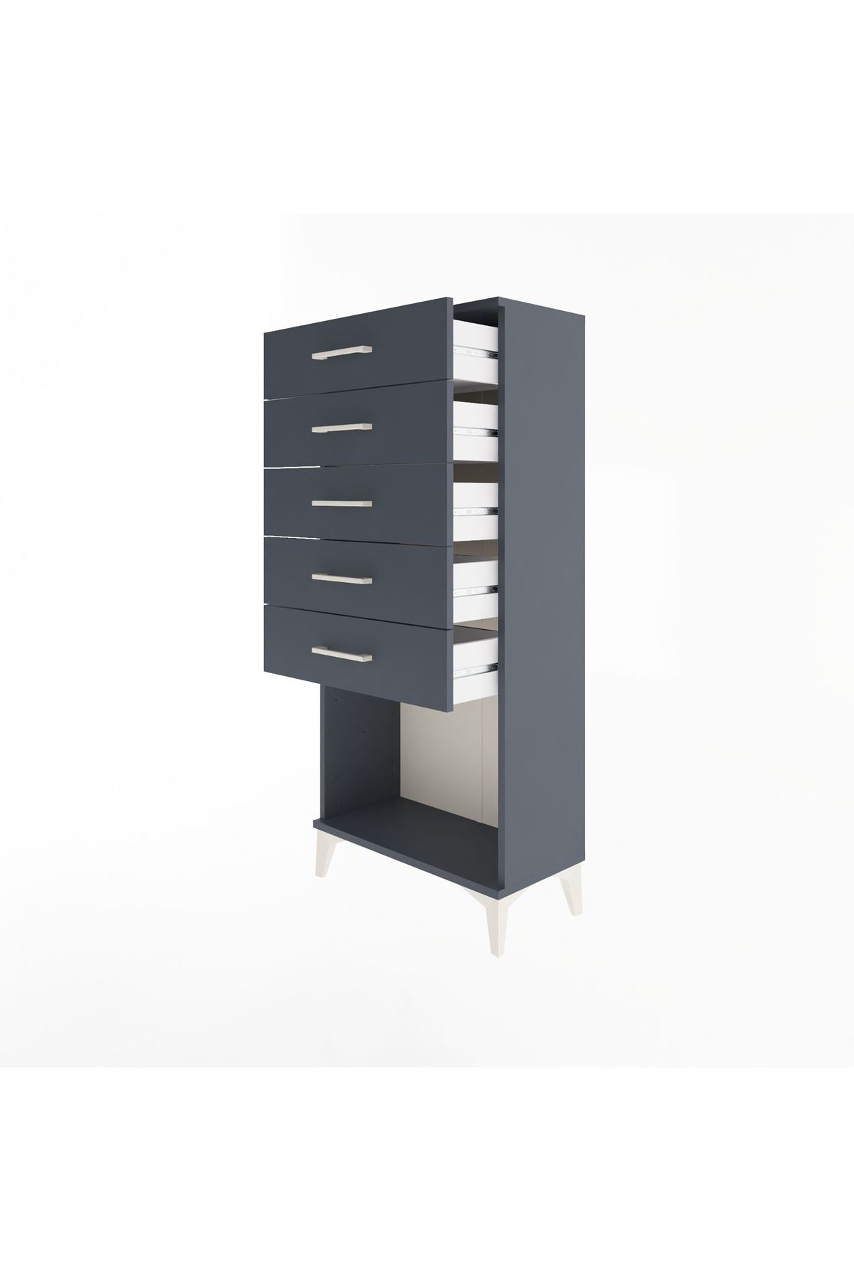 Arges Dolap 5 Çekmeceli 60x30x134 - S17M062V5A