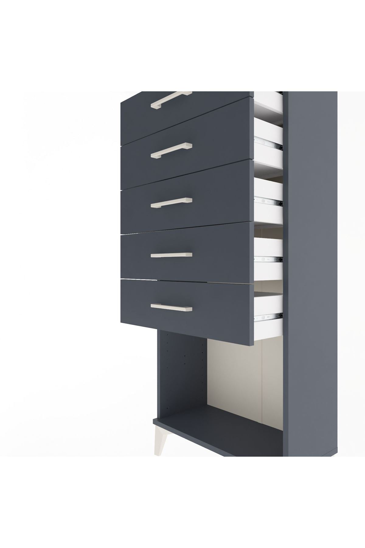 Arges Dolap 5 Çekmeceli 60x30x134 - S17M062V5A
