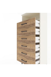 Arges Dolap Tek Raflı 6 Çekmeceli 60x30x134 - S17M063V3A