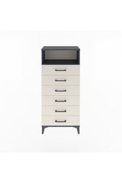 Arges Dolap Tek Raflı 6 Çekmeceli 60x30x134 - S17M063V4A