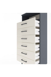 Arges Dolap Tek Raflı 6 Çekmeceli 60x30x134 - S17M063V4A
