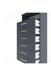 Arges Dolap Tek Raflı 6 Çekmeceli 60x30x134 - S17M063V5A