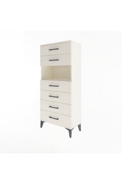 Arges Dolap Tek Raflı 6 Çekmeceli 60x30x134 - S17M064V1A