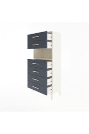 Arges Dolap Tek Raflı 6 Çekmeceli 60x30x134 - S17M064V2A